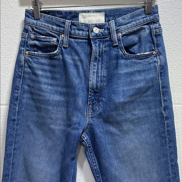 MOTHER SUPERIOR High Waisted Skimp Jeans in Blue - Picture 10 of 13